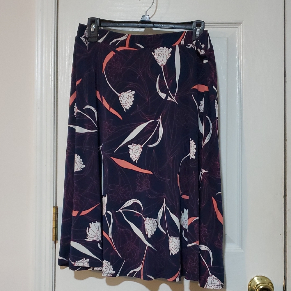 EUC Gilli Navy Midi Skirt, Size XL